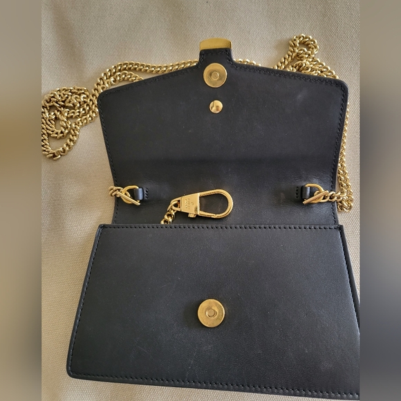 Gucci Mini Bag in Black and Green with Gold Chain - Picture 2 of 7
